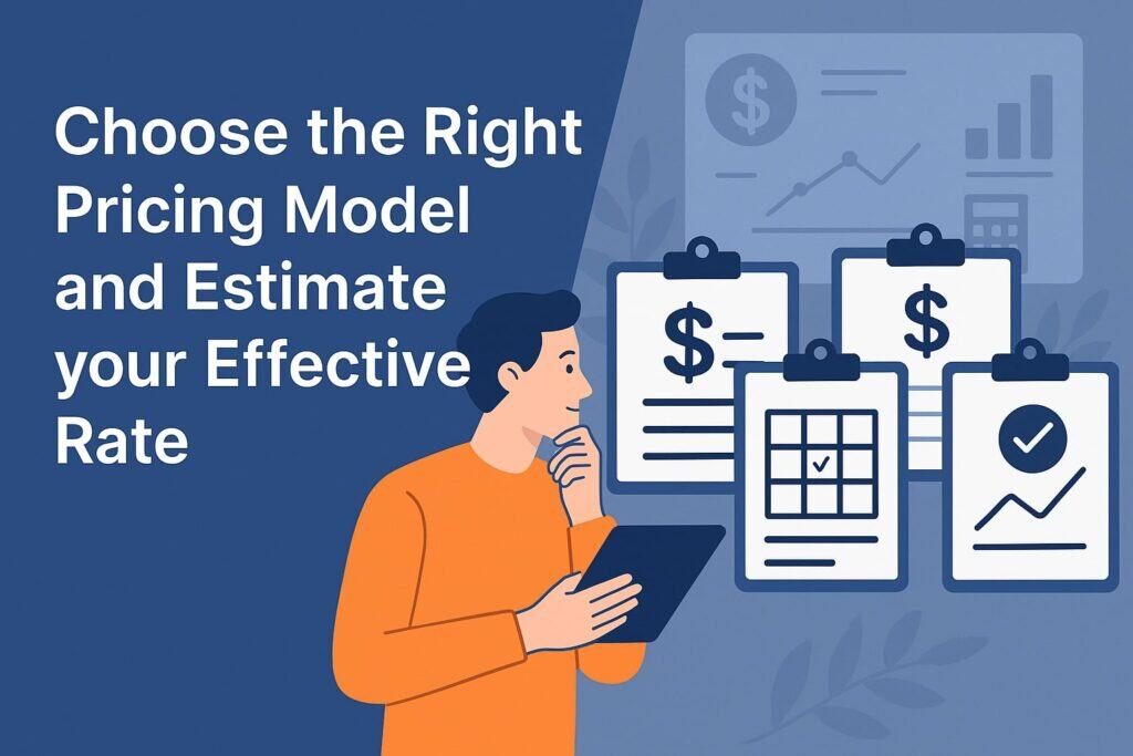 Choose the Right Pricing Model and Estimate your Effective Rate
